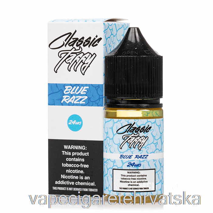 Vape Hrvatska Blue Razz Classic Taffy - Syn Soli - 30ml 48mg